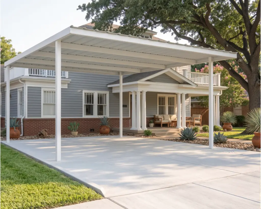 metal carport builder in Dallas Texas